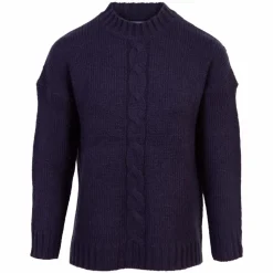 Sirup Dame Striktrøje - Navy Blue