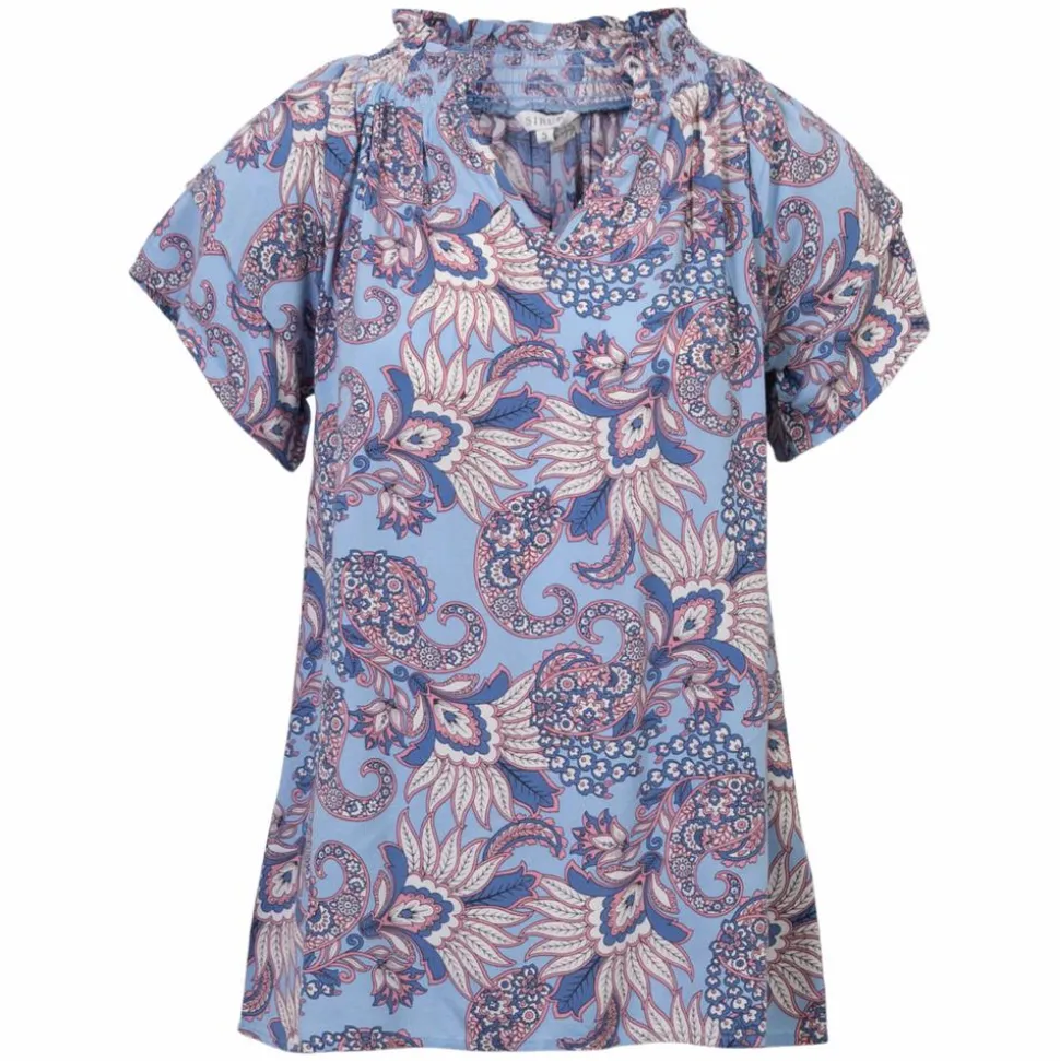 Sirup Randi Dame Kortærmet bluse - Windsurfer