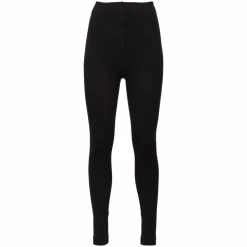 Soft Fur Dame Termoleggings - Sort