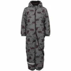 Soft Gallery Børne Flyverdragt m. fleece - Castor Gray Aop