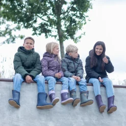 Soft Gallery Børne Vinterjakke m. BIONIC-FINISH® ECO coating - Castor Gray Aop