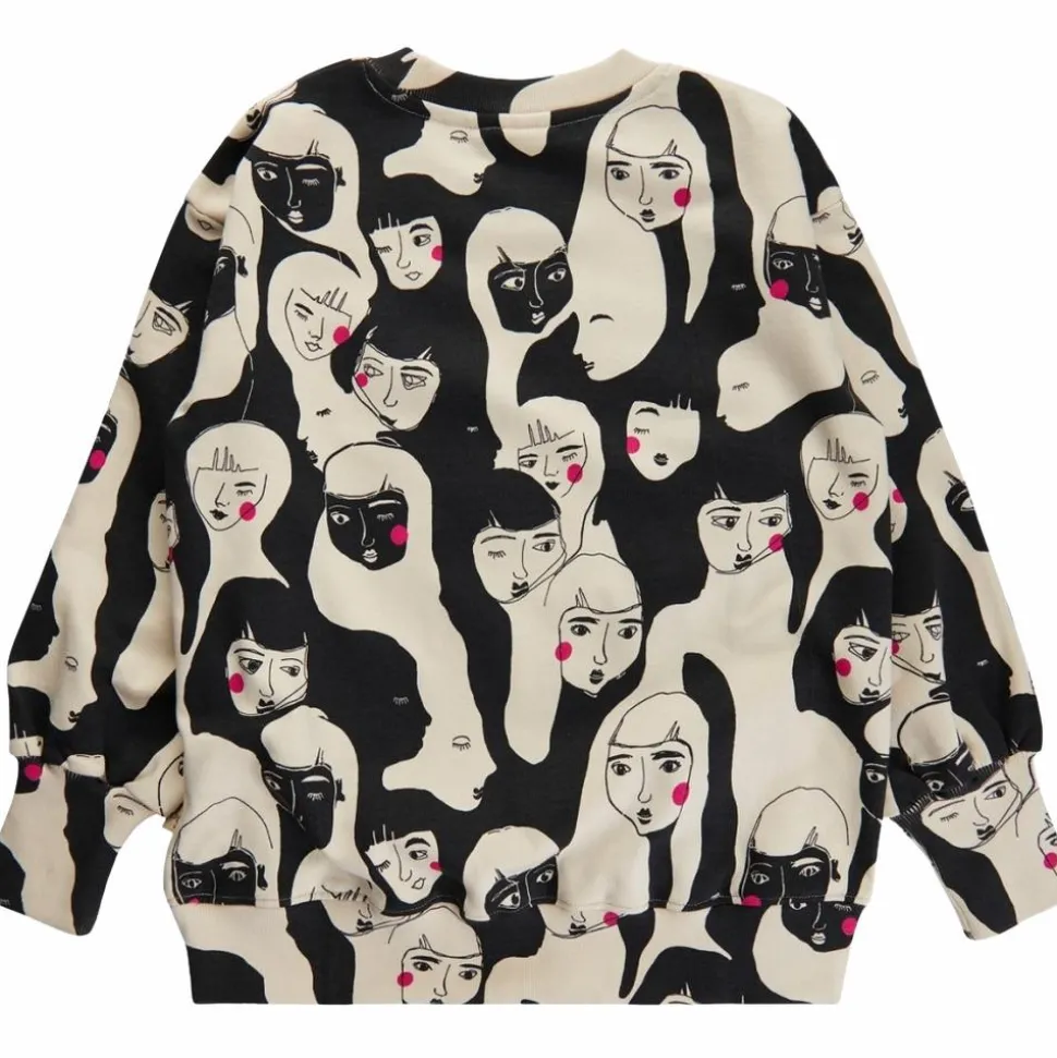 Soft Gallery Pige Sweatshirt i økologisk bomuld - Fog