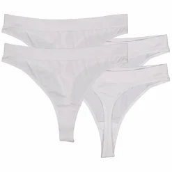 Steenholt Alison Dame G-streng i bambus - Bright White