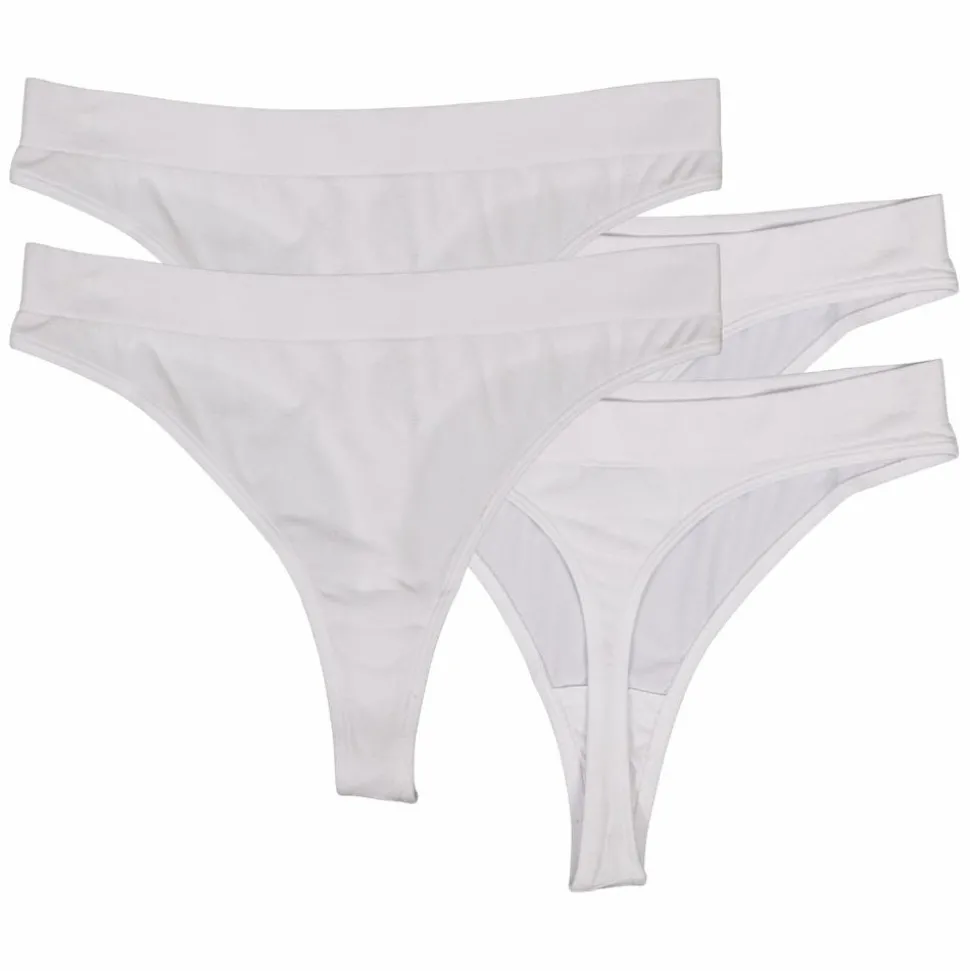 Steenholt Alison Dame G-streng i bambus - Bright White