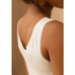 Steenholt Alison Dame Tanktop i bambus - Bright White
