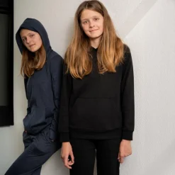 Steenholt Atlas Børne Hættetrøje - Melange Blue