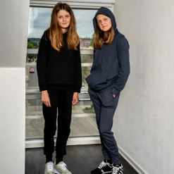 Steenholt Atlas Børne Hættetrøje - Black