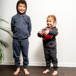 Steenholt Atlas Børne Sweatpants - Melange Blue