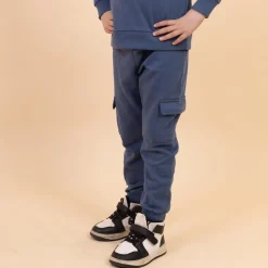 Steenholt Boston Børne Sweatpants - Blue Horizon