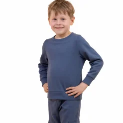 Steenholt Boston Børne Sweatshirt - Blue Horizon