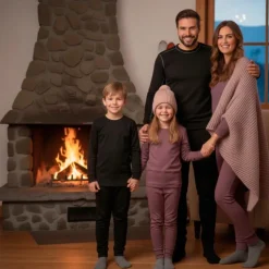 Steenholt Børne Skiundertøj - Black