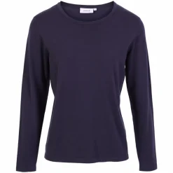Steenholt Cava Dame Striktrøje Plus Size - Navy