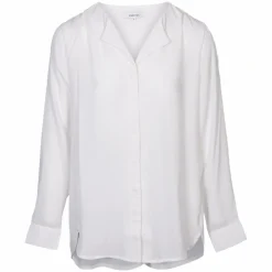 Steenholt Clara Dame Bluse Plus Size - Bright White