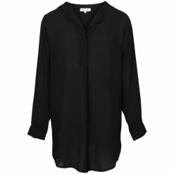 Steenholt Clara Dame Kjole Plus Size - Jet Black