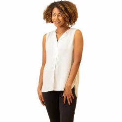 Steenholt Clara Dame Top - Bright White