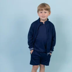 Steenholt Corner Børne Cardigan - Blue Nights