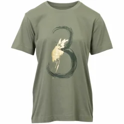Steenholt Dame T-shirt m. glimmer - P3 VETIVER