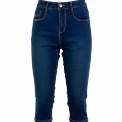 Steenholt Grace Dame Capri - Blue Denim