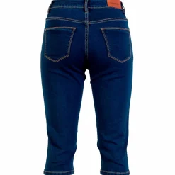 Steenholt Grace Dame Capri Plus Size - Blue Denim