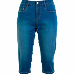 Steenholt Grace Dame Capri Plus Size - M. Light Blue Denim