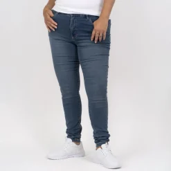 Steenholt Grace Dame Jeans m. stretch Plus Size - Medium Light Blue