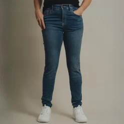 Steenholt Grace Dame Jeans m. stretch - M. Light Blue Denim