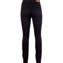 Steenholt Grace Dame Jeans m. stretch Plus Size - Black Denim