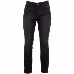 Steenholt Grace Dame Jeans m. stretch Plus Size - Black Denim