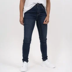 Steenholt Grace Dame Jeans m. stretch - Blue Denim