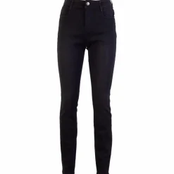 Steenholt Grace Dame Jeans m. stretch - Black Denim