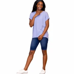Steenholt Grace Dame Shorts - Blue Denim