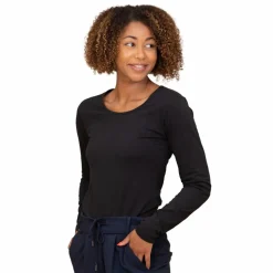 Steenholt Harmony Dame Langærmet t-shirt - Black