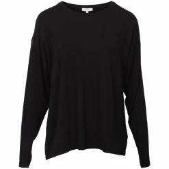Steenholt Joan Dame Langærmet t-shirt - Black