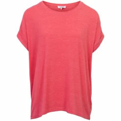 Steenholt Joan Dame T-shirt Plus Size - PARADISE PINK