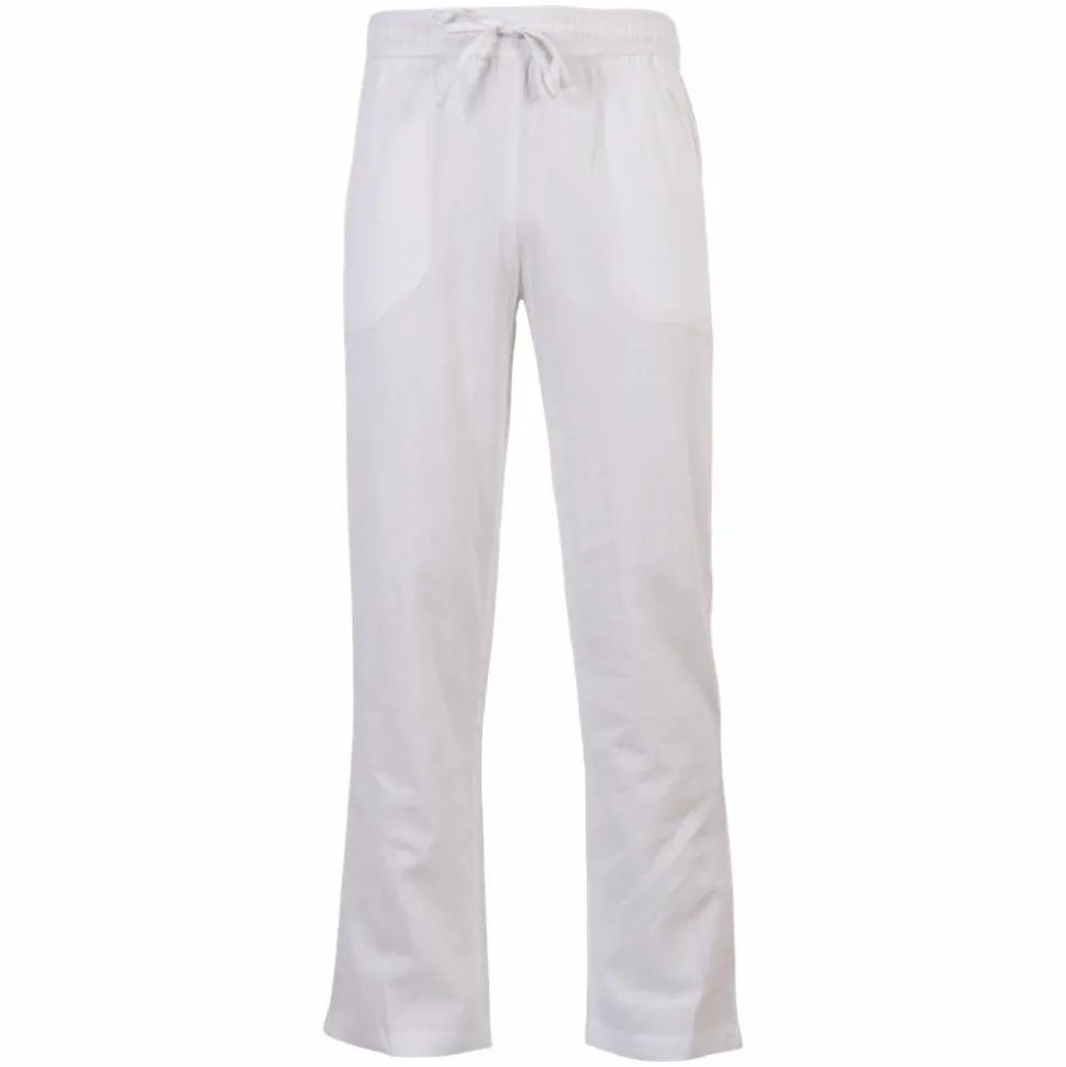 Steenholt Linett Dame Bukser i hørmix - Bright White