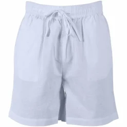 Steenholt Linett Dame Shorts i hørmix - Heavenly Blue