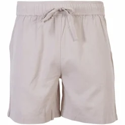 Steenholt Linett Dame Shorts i hørmix Plus Size - Sand