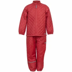 Steenholt Lund Børne Termosæt - Pompeian Red