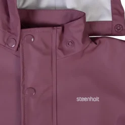 Steenholt Moss Børne Regnsæt - Crushed Berry