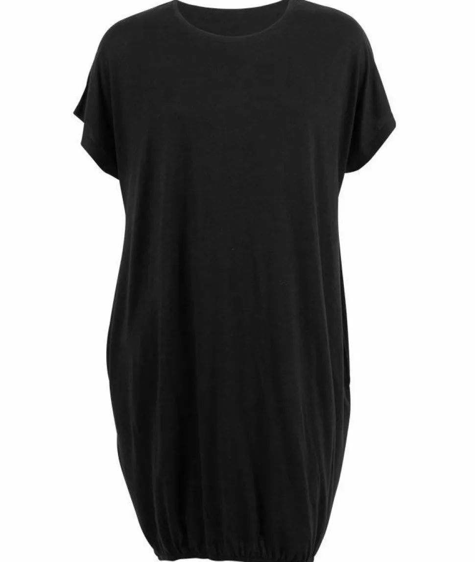 Steenholt Nima Dame Kjole Plus Size - Jet Black