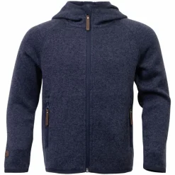 Steenholt Ocean Børne Fleecejakke - Melange Blue