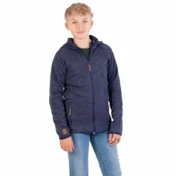 Steenholt Ocean Børne Fleecejakke - Melange Blue