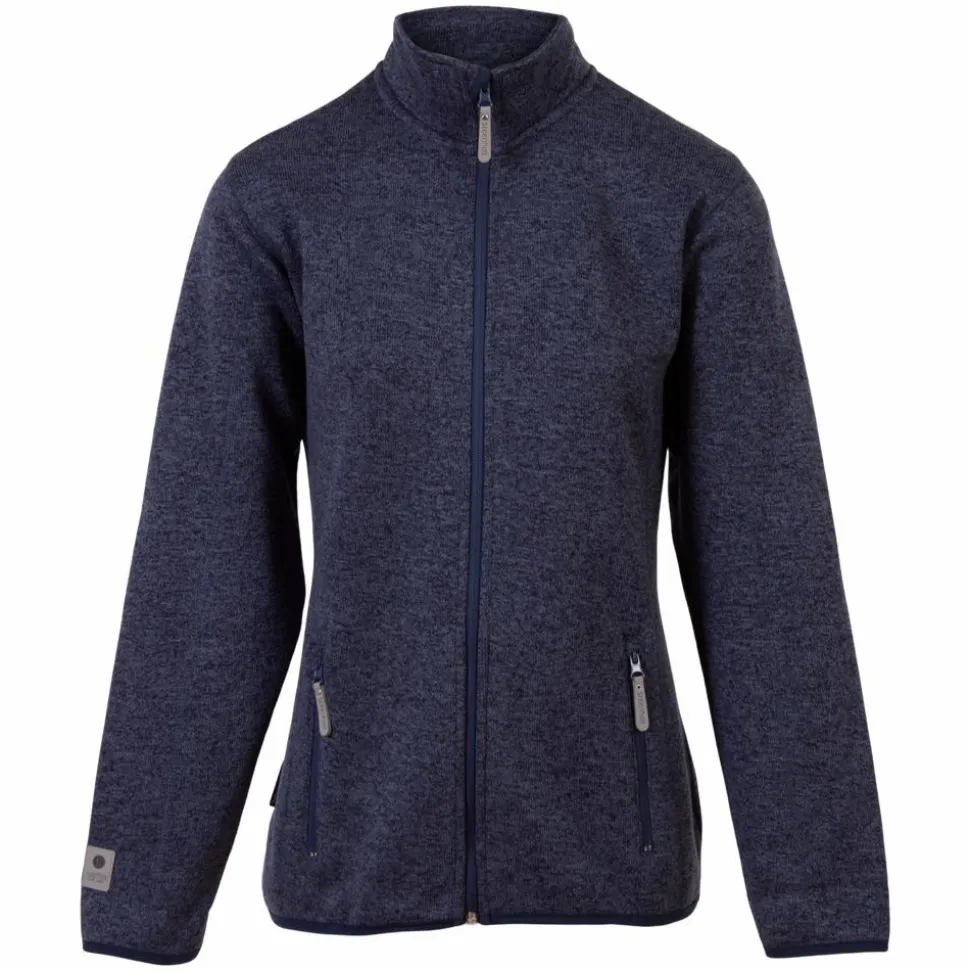 Steenholt Ocean Dame Fleecejakke - Melange Blue