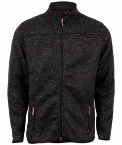 Steenholt Ocean Herre Fleecejakke Plus Size - Dark Grey