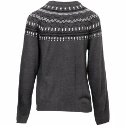 Steenholt Olivia Dame Striktrøje - DARK GREY