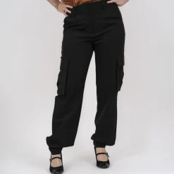 Steenholt Sharon Dame Cargobukser - Black
