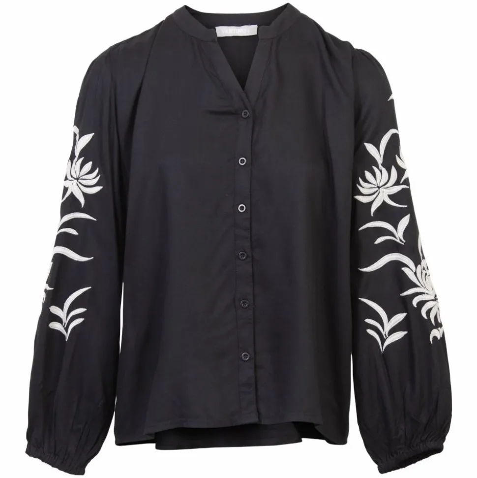 Vanting Dame Bluse - Black