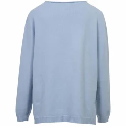 Vanting Dame Striktrøje - Light Blue