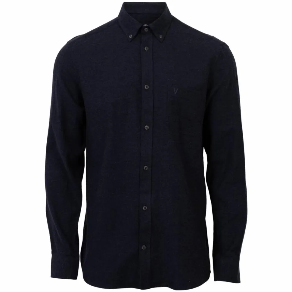 Vito Barny Herre Skjorte - Dk.navy mix