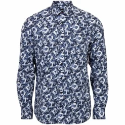 Vito Elron Herre Skjorte - Dk. Navy
